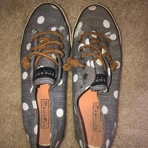 Polka Dot Sperry Shoes!
